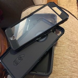 Black otter box case